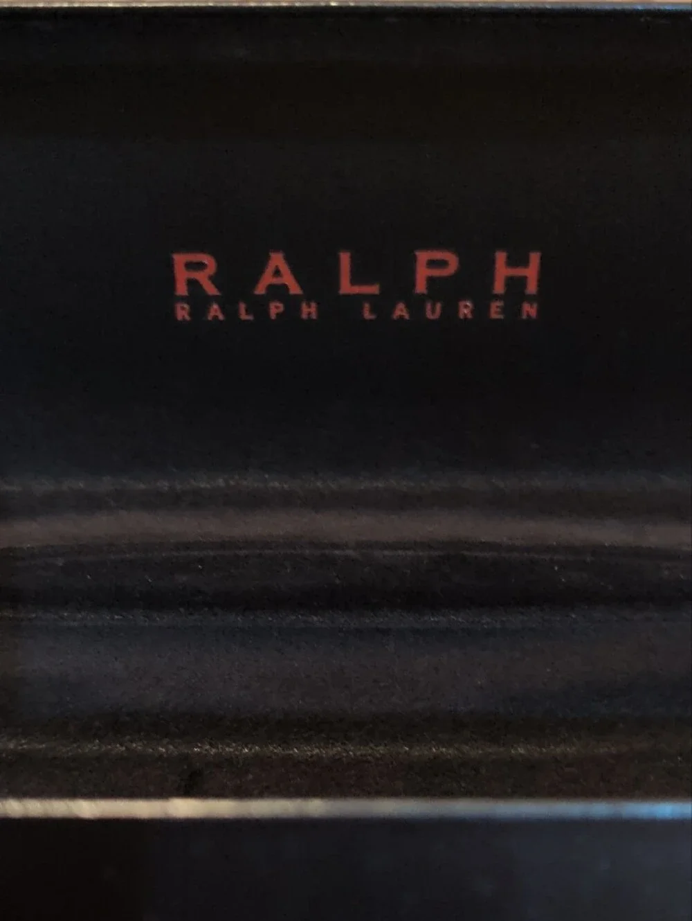 Ralph Lauren Black Protective Eyeglasses & Sunglasses Case